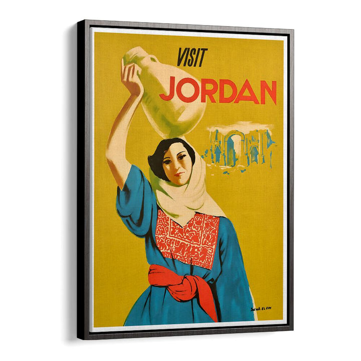 Stunning VISIT JORDAN, VINTAGE TRAVEL POSTERS showcasing cultural heritage, perfect for enhancing your space.