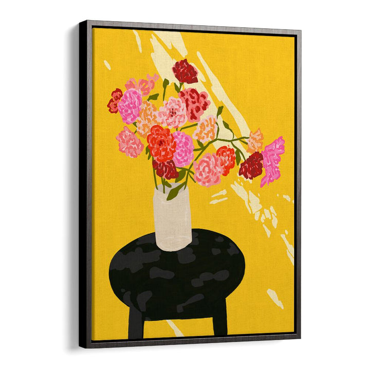 Brighten your decor with WINDOW GLOW, FLORAL FLOWER PAINTINGS, featuring vibrant flowers against a cheerful backdrop.