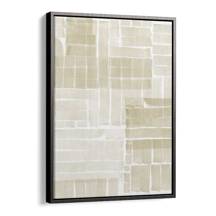 Elevate your decor with NEUTRAL TANGLE GRID II, ABSTRACT PAINTINGS, featuring soft tones and geometric elegance.