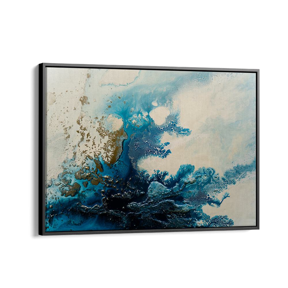 Transform your space with BLUE OCEAN ROYAL ESCAPE, vibrant abstract paintings in soothing blue tones.