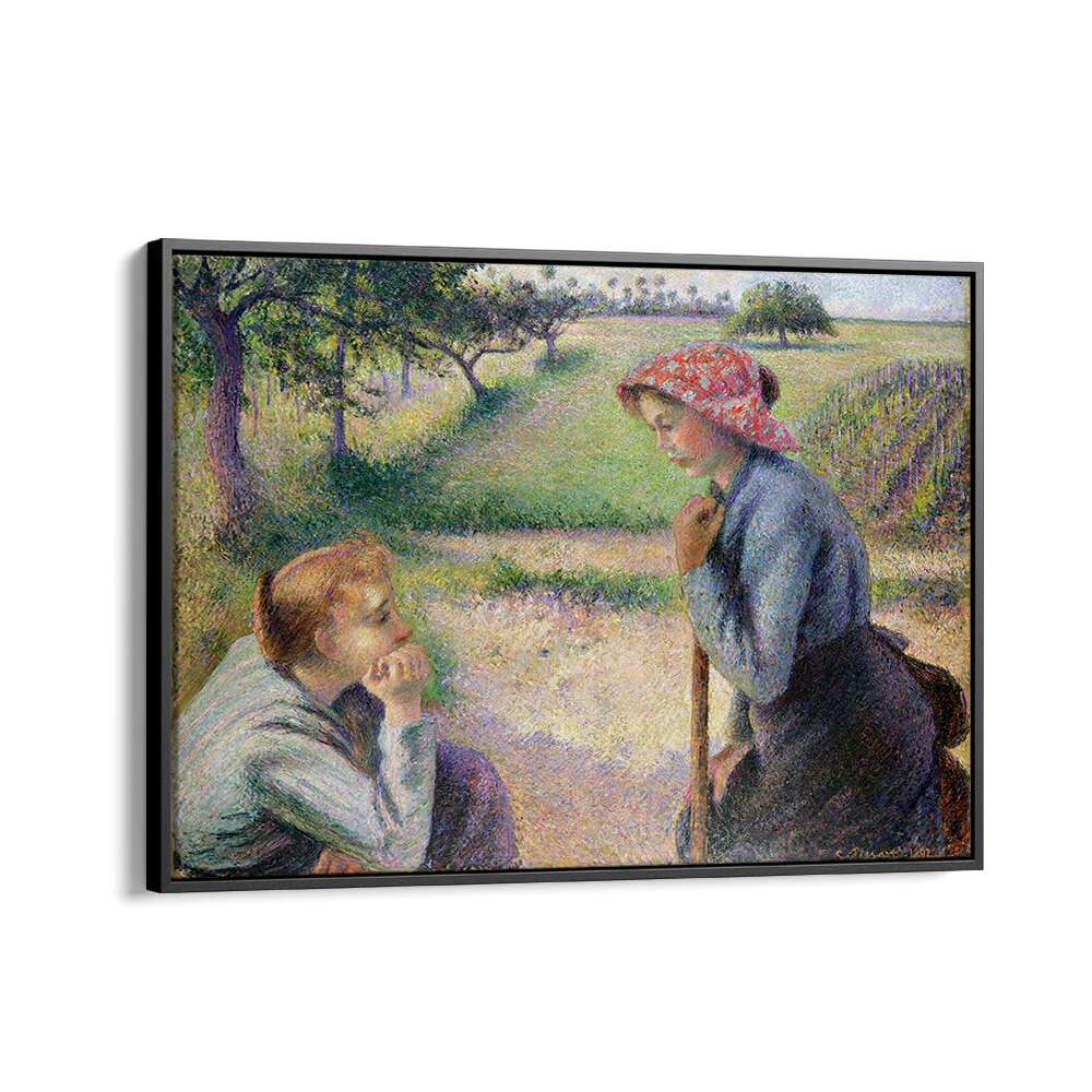 TWO YOUNG PEASANT WOMEN (1891–92), VINTAGE PAINTINGS