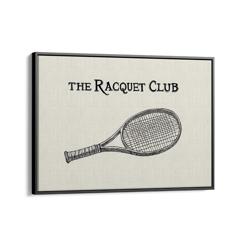 Vintage Tennis Racquet Illustration showcasing classic sports art, perfect for enthusiasts. Ideal for sports posters collection.