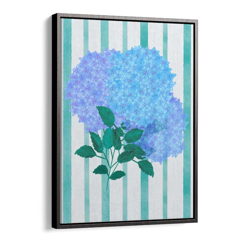 BLUE HYDRANGEA , FLORAL FLOWER PAINTINGS