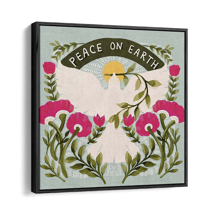 Artisan-crafted PEACE ON EARTH, QUOTES poster enhances tranquility and decor for any living space.