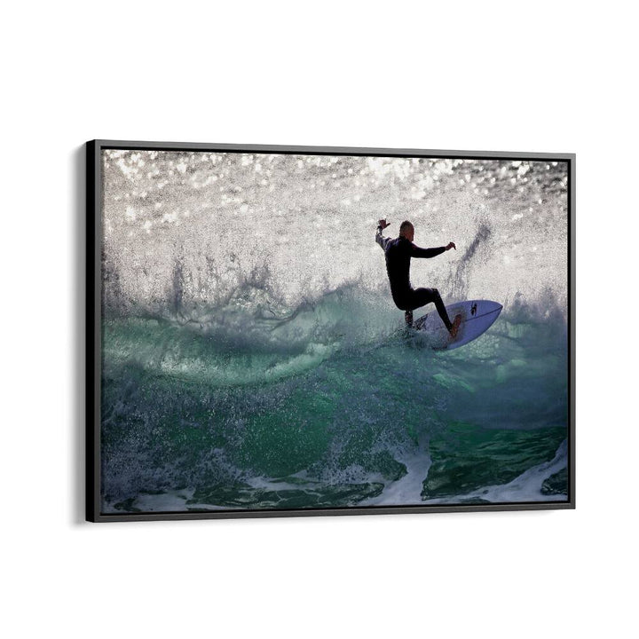 ABSTRACT painting - SURFING HIGH by Asianmonk