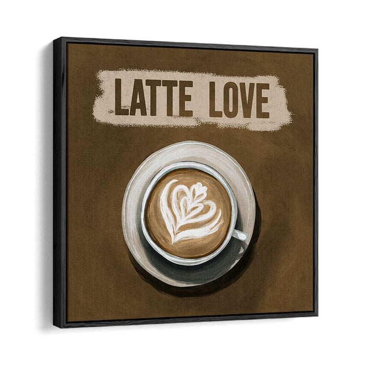 Stylish wall art featuring "LATTE LOVE, BAR" design, perfect for cafes and coffee lovers.