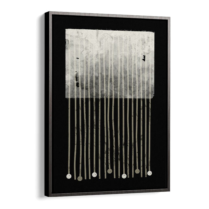 Stunning MIDNIGHT ESCAPE ABSTRACTION, GEOMETRIC ART PRINTS featuring bold shapes and modern aesthetic in a sleek frame.
