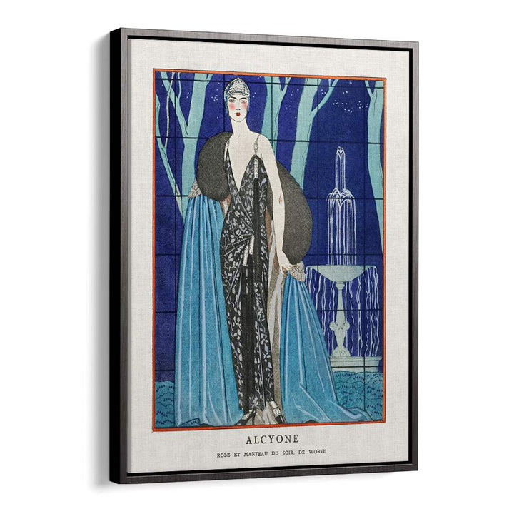 ALCYONE ROBE ET MANTEAU DU SOIR, DE WORTH (1923) , VINTAGE PAINTINGS