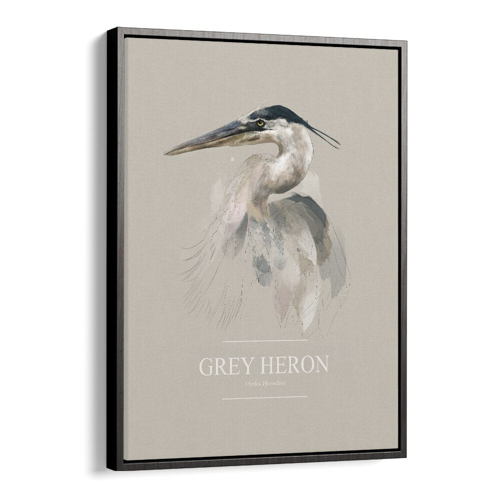 Ohara Koson painting - GREY HERON by Asianmonk