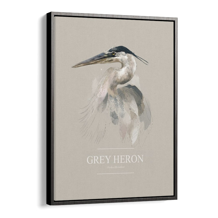 Ohara Koson painting - GREY HERON by Asianmonk