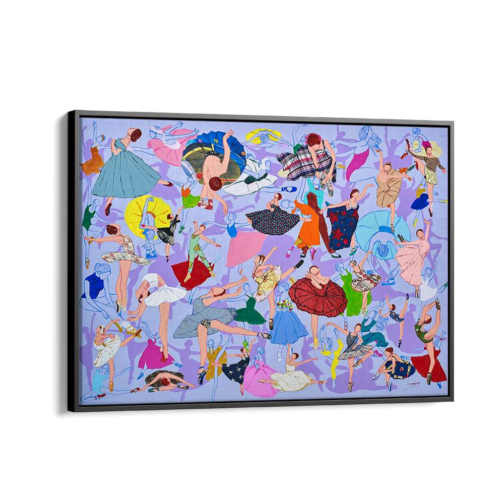 Colorful SPRING WALTZ, FASHION POSTERS showcase lively dance scenes, perfect for vibrant home decor.