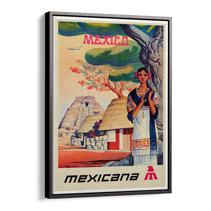 MEXICANA I VINTAGE TRAVEL POSTERS showcase vibrant designs celebrating Mexico's culture and landscapes.