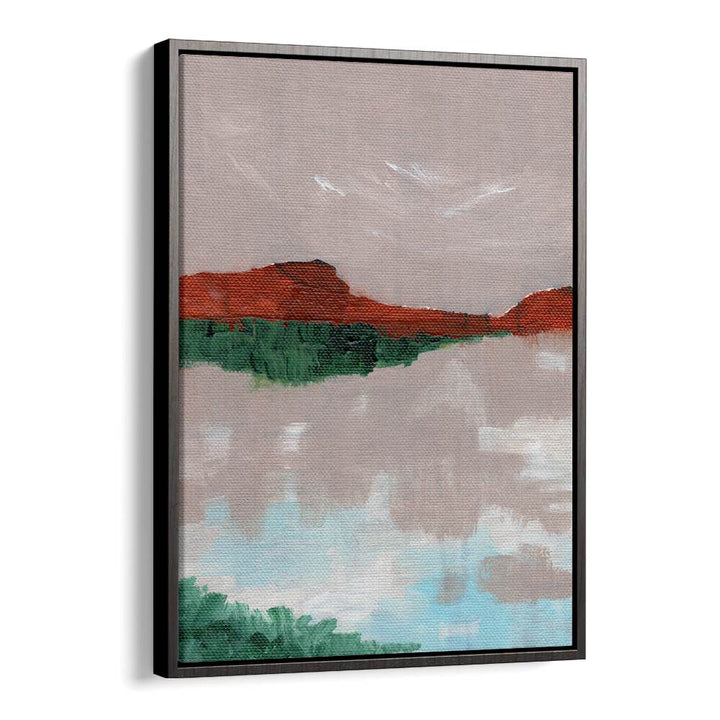LANDSCAPE WITH A LAKE , LANDSCAPE PAINTINGS
