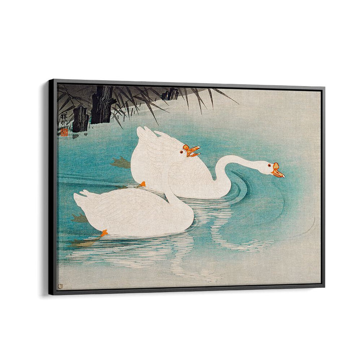 GEESE AMID REEDS (1928) , JAPANESE PAINTINGS , JAPANESE ART PRINTS