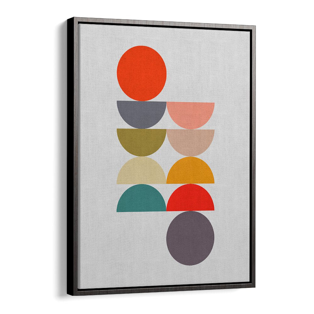 CIRCLES IN HARMONY III, GEOMETRIC ART PRINTS feature vibrant shapes, adding balance and tranquility to your space.