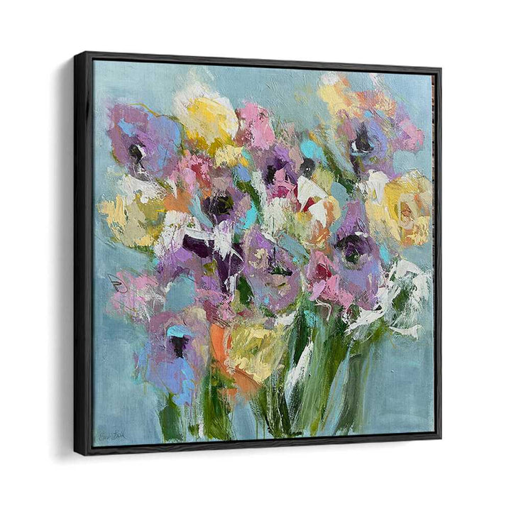 Vibrant colorful blossoms in floral flower paintings enhance any space with nature's beauty and artistic flair.