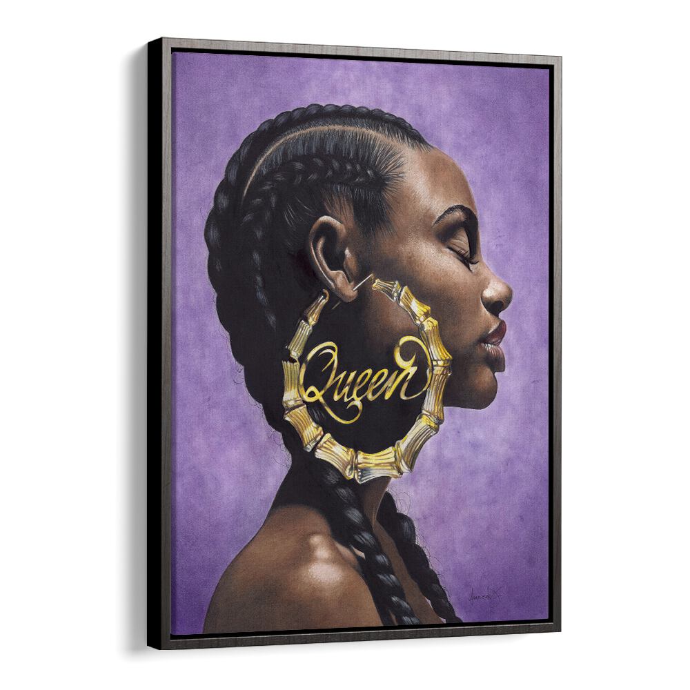 Stunning QUEEN, AFRICAN ART PAINTINGS piece showcasing elegance and cultural beauty, perfect for any living space.
