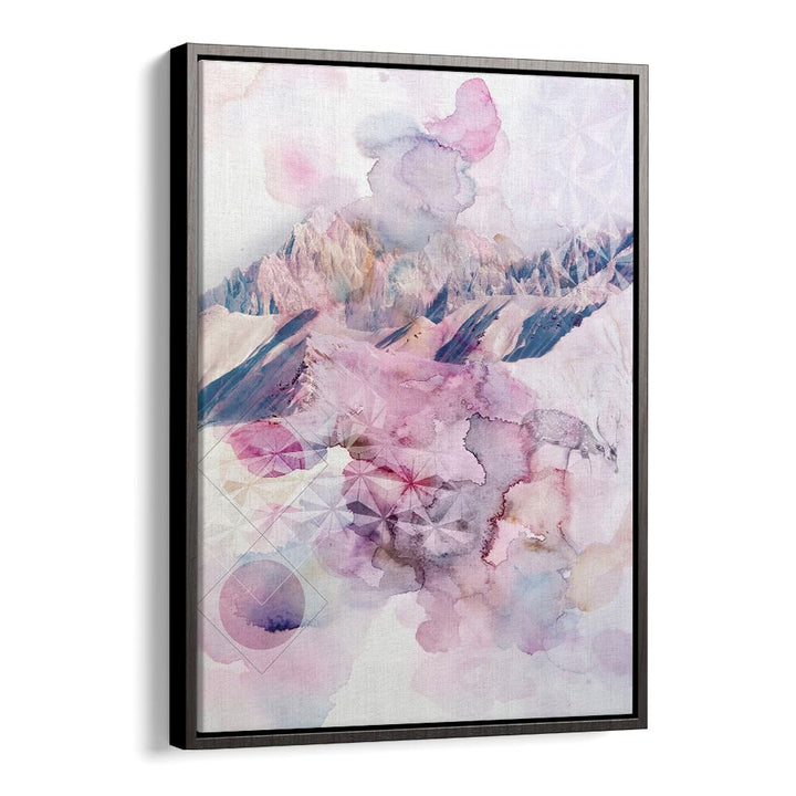 DUSK I, ABSTRACT PAINTINGS features a stunning blend of soft colors and abstract shapes, perfect for modern decor.
