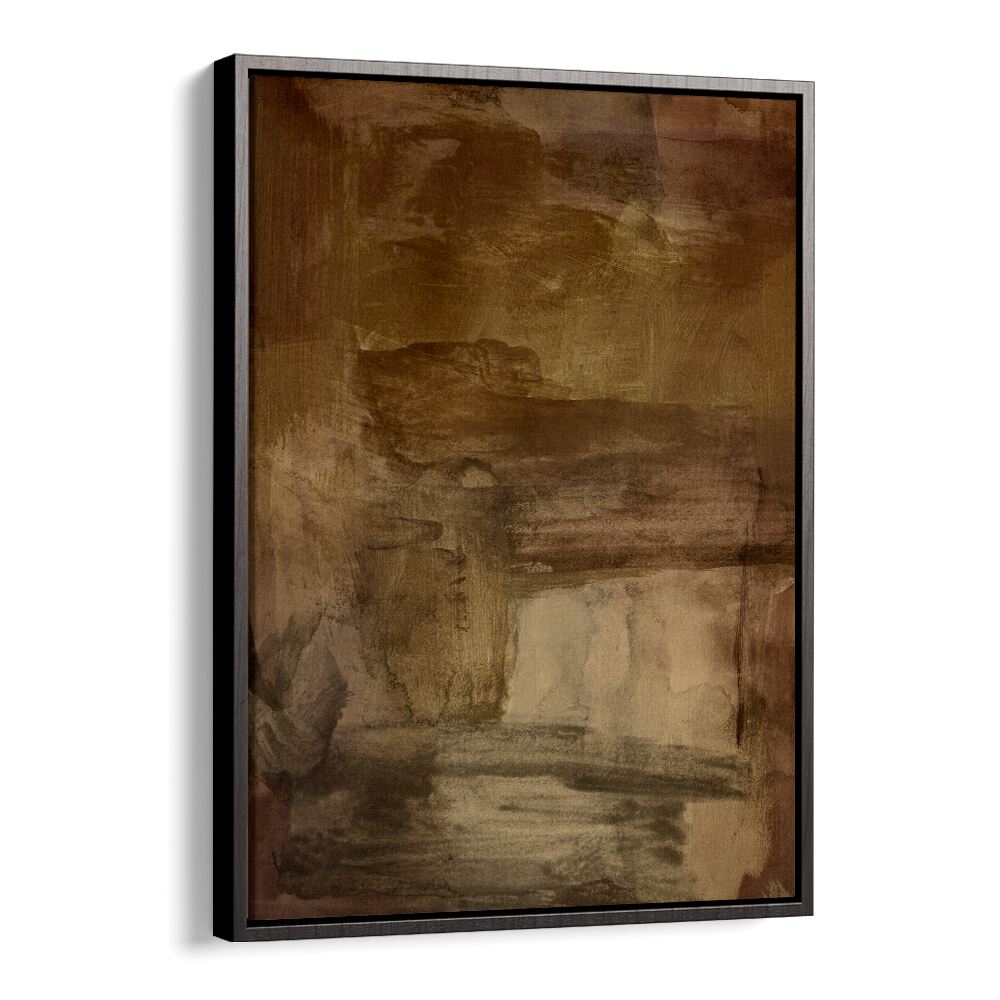 YESTERDAYS WISHES II, ABSTRACT PAINTINGS showcases rich earthy tones, perfect for any modern decor.