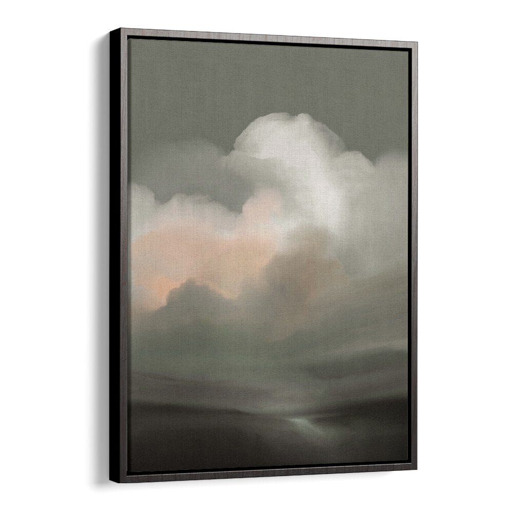 Elegant TEMPESTA, ABSTRACT PAINTINGS feature soft clouds and muted colors, perfect for enhancing any living space.