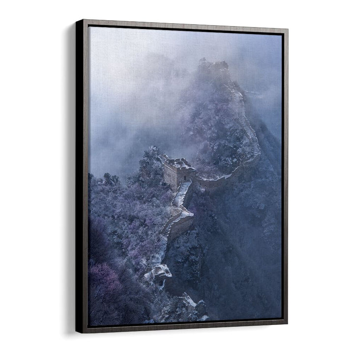 SPRING SNOW GREAT WALL , LANDSCAPE PHOTO PRINTS