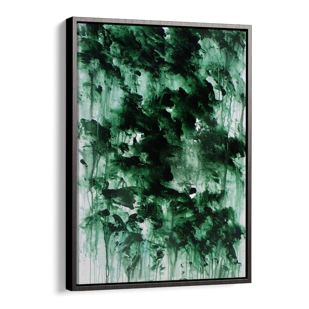 Stunning ABSTRACT DESIGN VIII, ABSTRACT PAINTINGS, featuring a vibrant green palette to enhance modern spaces.