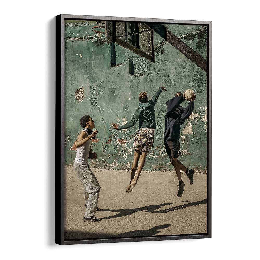 Christian Meermann painting - PLAYING BASKETBALL IV by Asianmonk