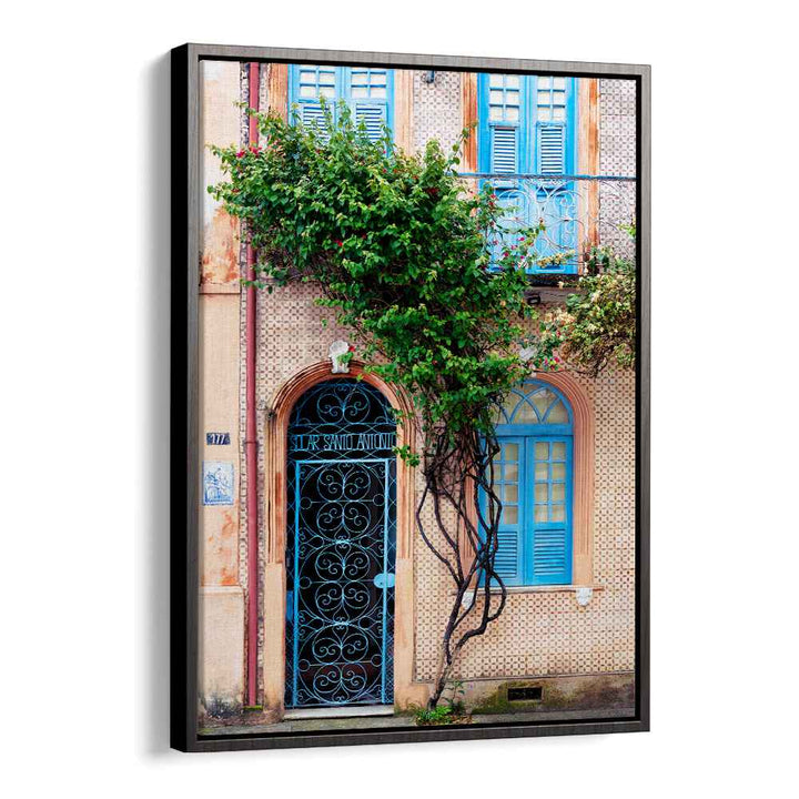 COLONIAL FACADE IN SALVADOR DE BAHIA   , BEACH PAINTINGS