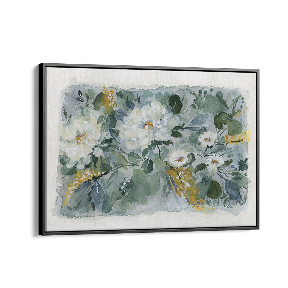 Elegant WHITE BOUQUET painting featuring white blooms and lush greenery, perfect for adding sophistication to any space.