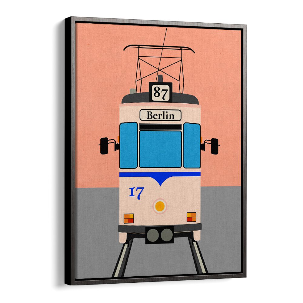 Captivating BERLIN TRAM, CAR POSTERS showcasing the iconic tram design, perfect for urban nostalgia lovers.