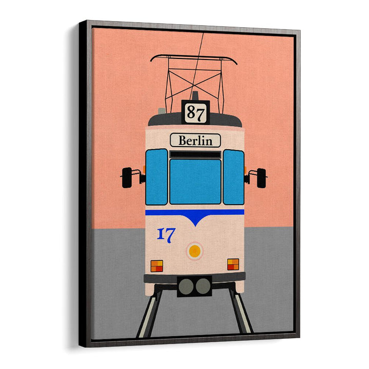 Captivating BERLIN TRAM, CAR POSTERS showcasing the iconic tram design, perfect for urban nostalgia lovers.