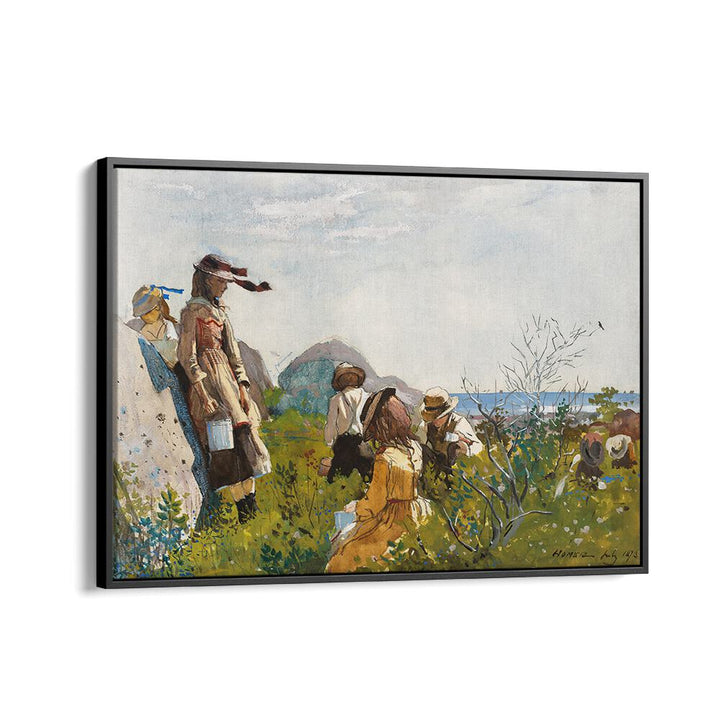 BERRY PICKERS (1873) , VINTAGE PAINTINGS