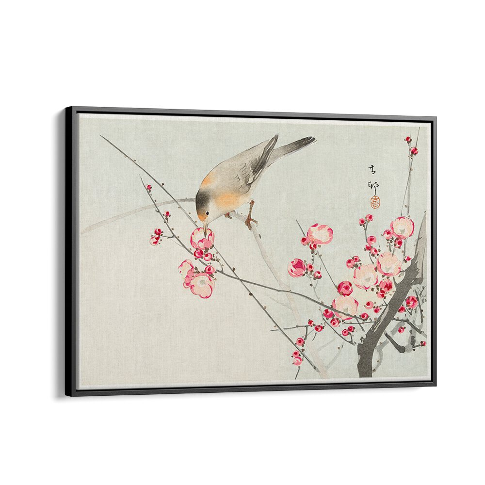 SONGBIRD ON BLOSSOM BRANCH (1900 - 1936)  , JAPANESE PAINTINGS , JAPANESE ART PRINTS