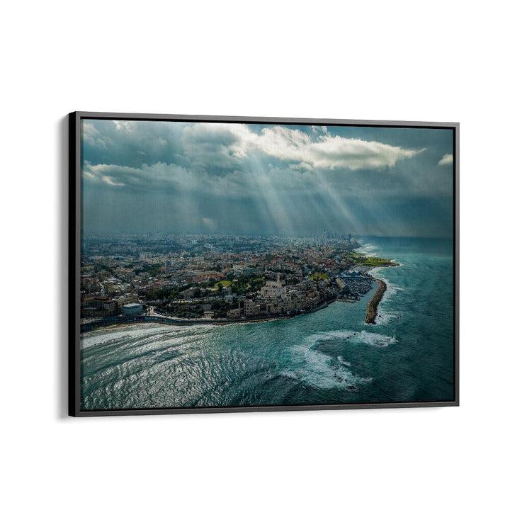 PHOTOGRAPHY painting - JAFFA PORT AERIAL VIEW BY IDO MEIROVICH by Asianmonk