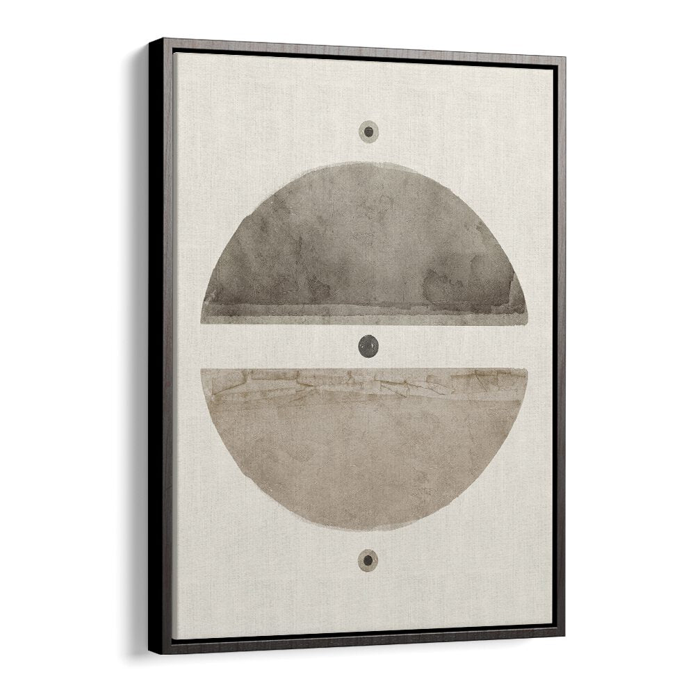 Sophisticated Taupe Enigma, Geometric Art Prints featuring abstract 3D shapes, perfect for modern decor.