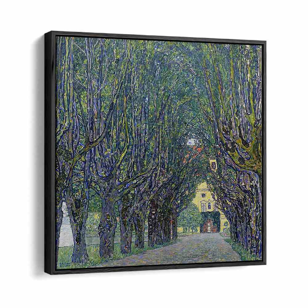 ALLEE AT SCHLOSS KAMMER (1910) , VINTAGE PAINTINGS