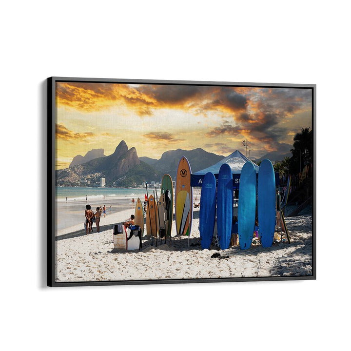 RIO DE JANEIRO SUNSET SURF BEACH   , BEACH PAINTINGS