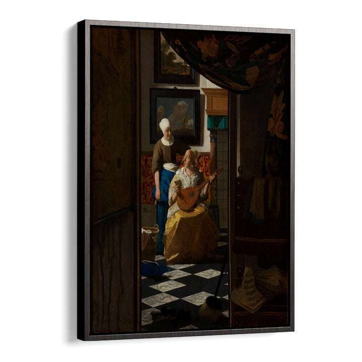 THE LOVE LETTER (CA. 1669 –1670) BY JOHANNES VERMEER, VINTAGE PAINTINGS