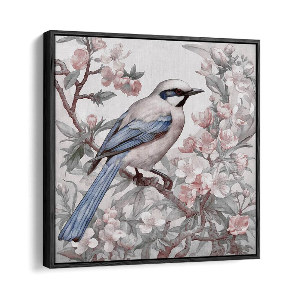 CHINOISERIE BIRD SPRING VIBES I BY ANDREA HAASE , WILDLIFE POSTERS, WILDLIFE PAINTINGS