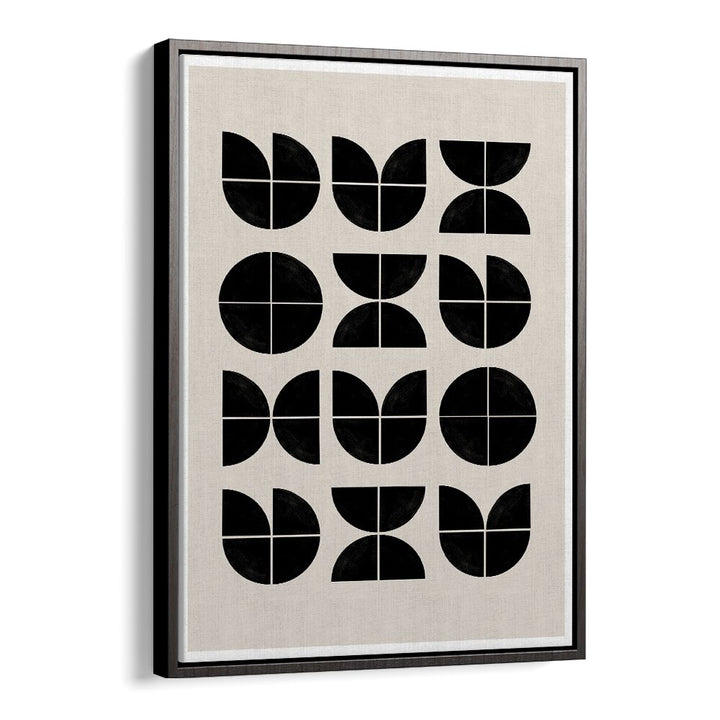 BLACK GEOMETRIC PATTERNS II BY THE MIUUS STUDIO , ABSTRACT PAINTINGS, ABSTRACT ART PRINTS