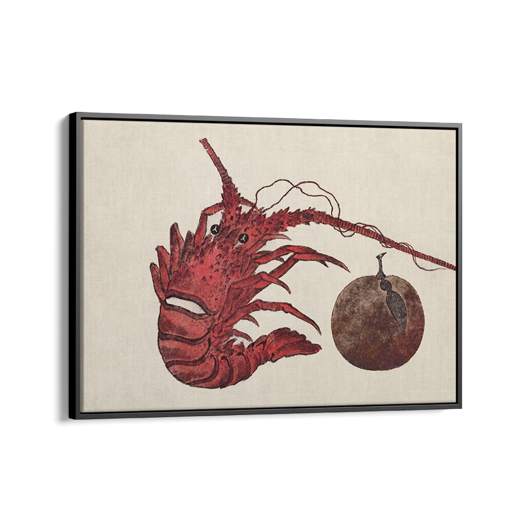 JAPANESE LOBSTER (1615–1868) BY KATSUSHIKA HOKUSAI, JAPANESE PAINTINGS