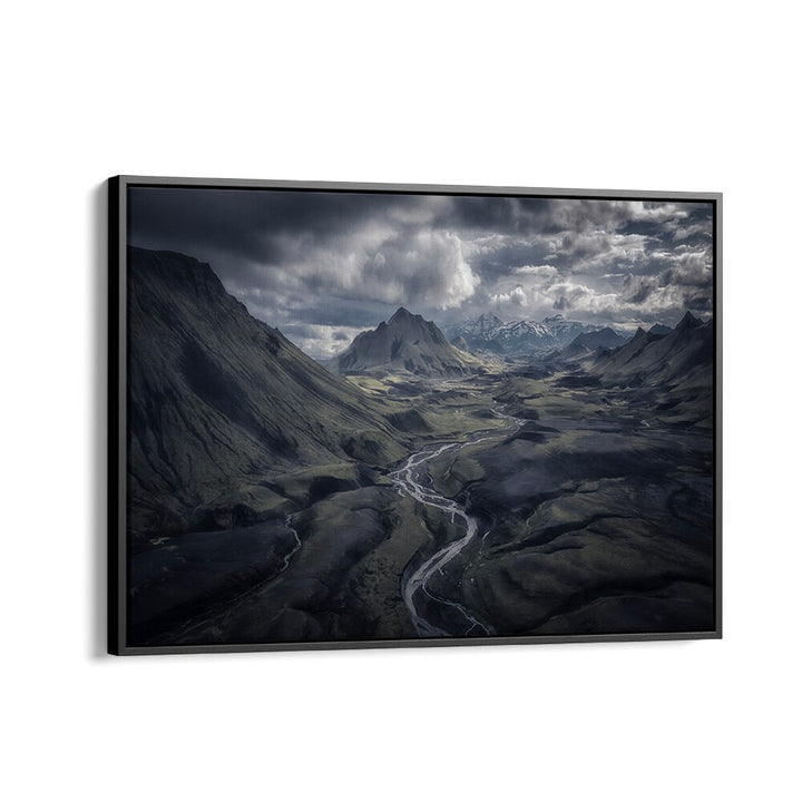 ICELANDIC HIGHLAND AMIDST A THUNDERSTORM BY MICHAEL ZHENG , LANDSCAPE PHOTO PRINTS