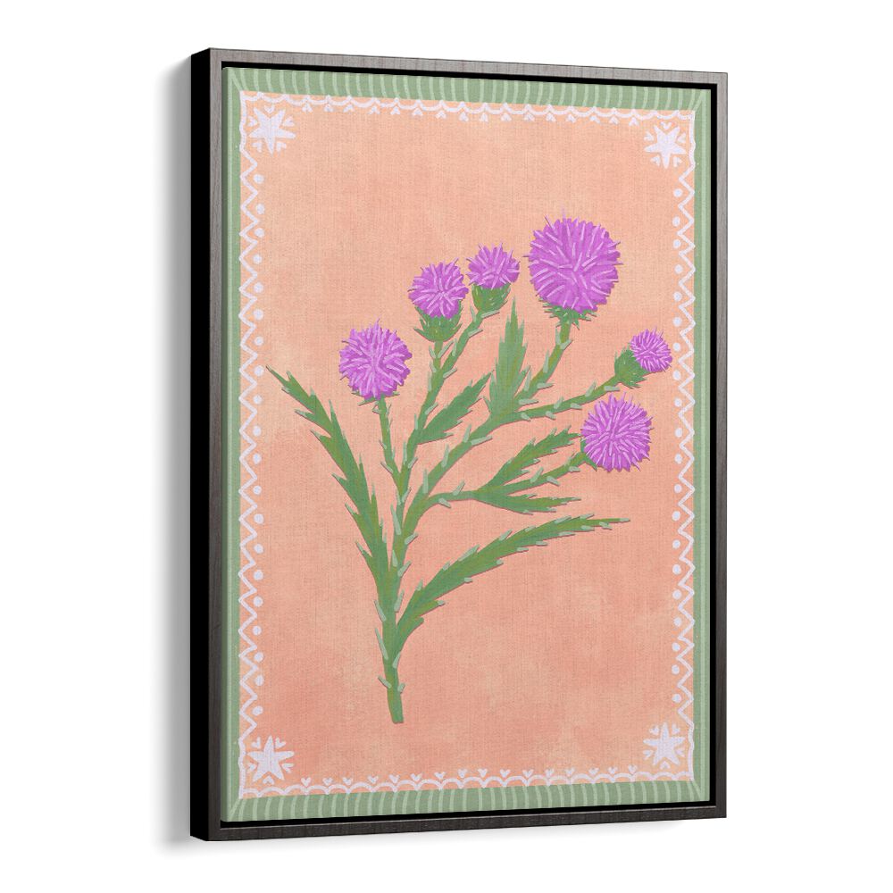 FAMOUS THISTLE , FLORAL FLOWER PAINTINGS