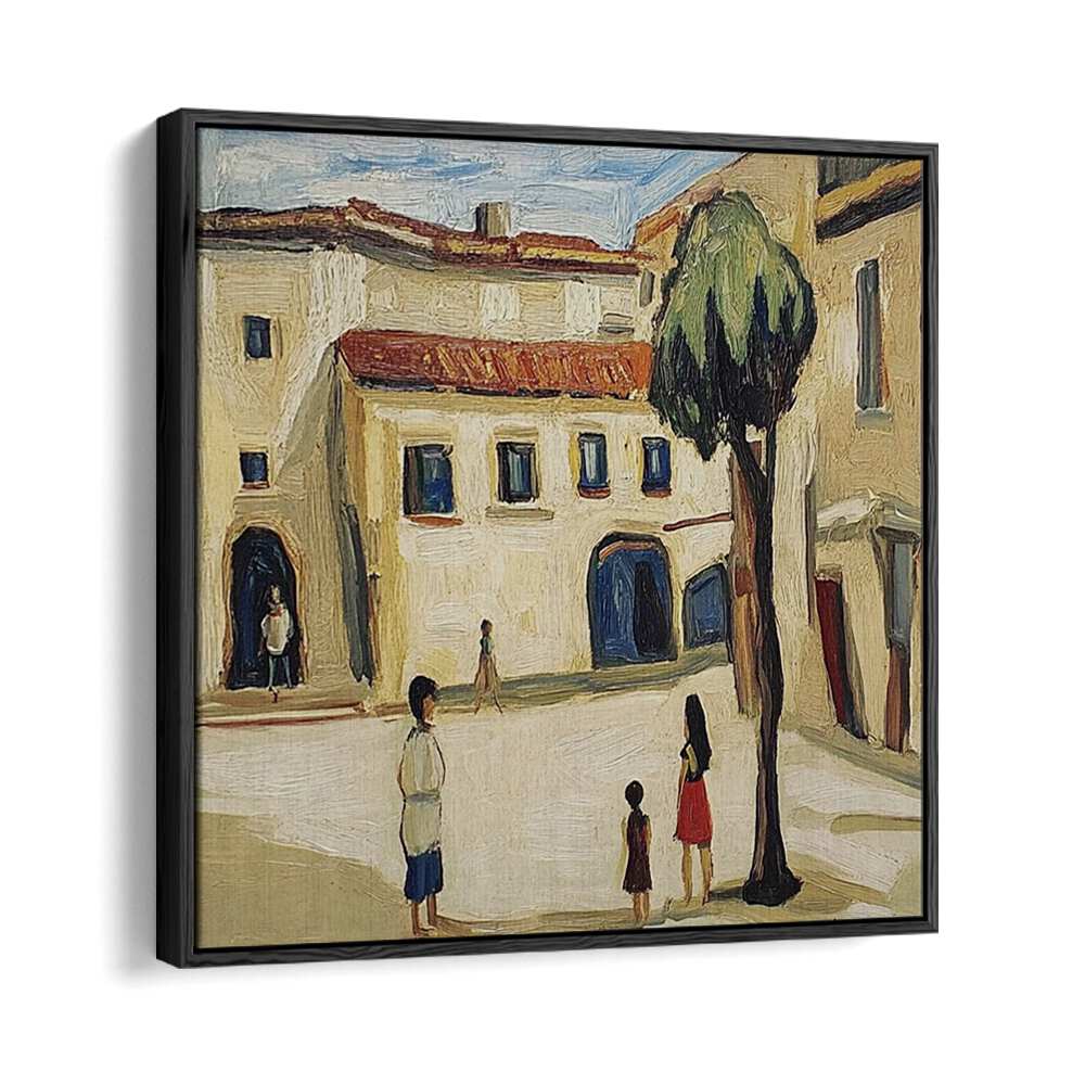 Stylish depiction of urban life in STREET SCENE V, enhancing any streetwear collection with its unique charm.