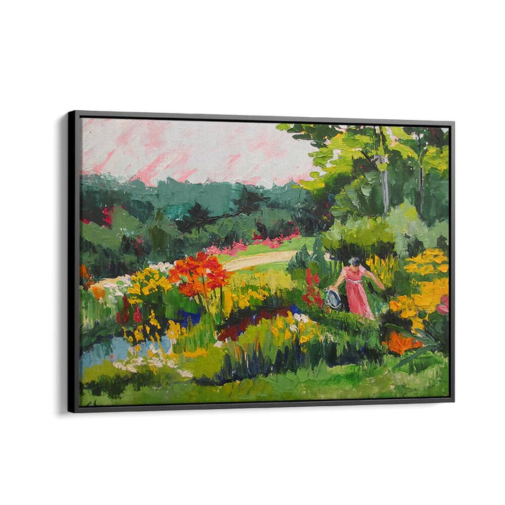 PLANTING A GARDEN , LANDSCAPE PAINTINGS