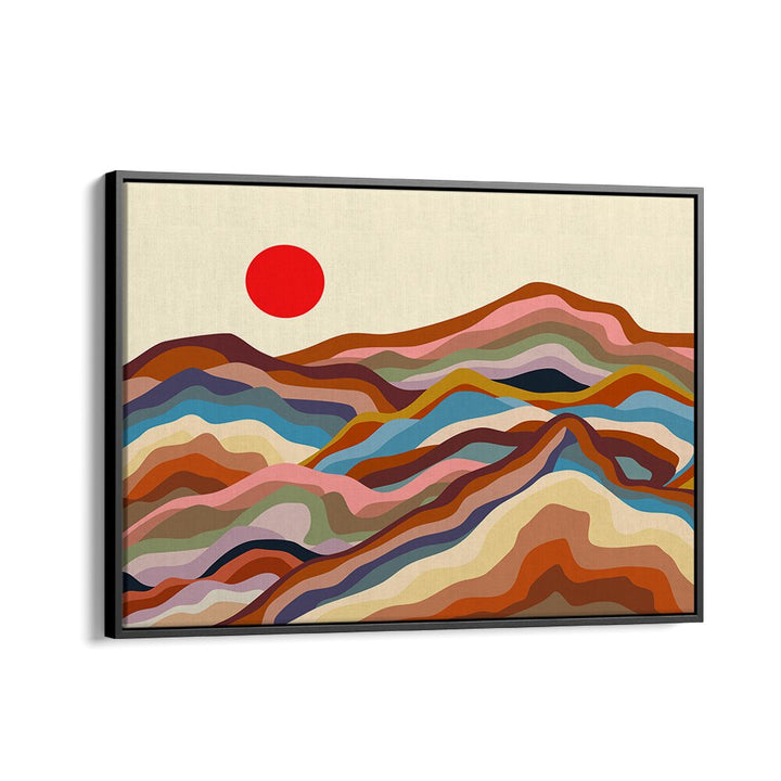 Vibrant EARTHEN MAJESTY, LANDSCAPE PAINTINGS showcasing elegant, artistic mountain landscapes for stylish home decor.