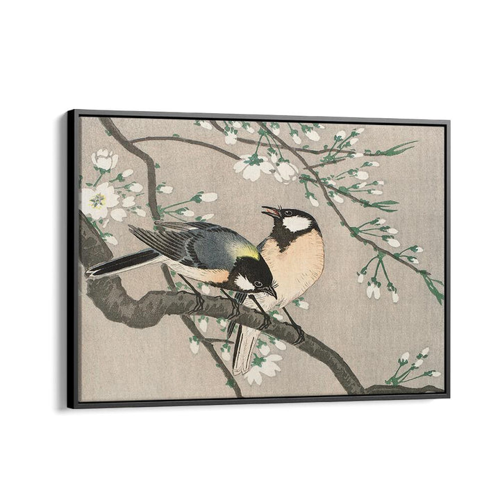 TITS ON CHERRY BRANCH (1900–1910)  , JAPANESE PAINTINGS , JAPANESE ART PRINTS