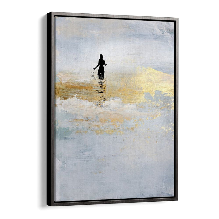 Vibrant SUN DIP, ABSTRACT PAINTINGS showcasing golden hues, perfect for adding warmth to your living space.