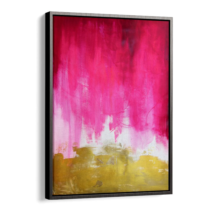 PINK AND GOLD ABSTRACT , ABSTRACT PAINTINGS