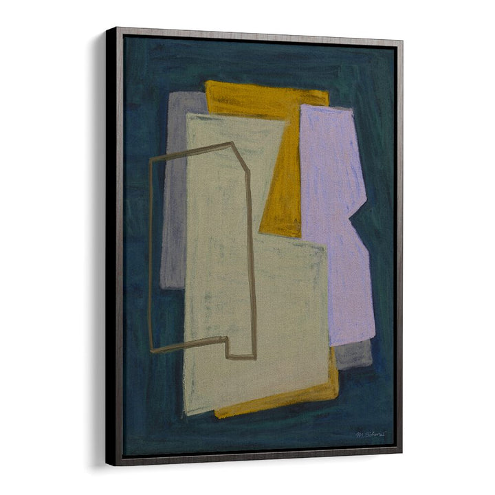 CHALK AND SHAPES I , ABSTRACT PAINTINGS
